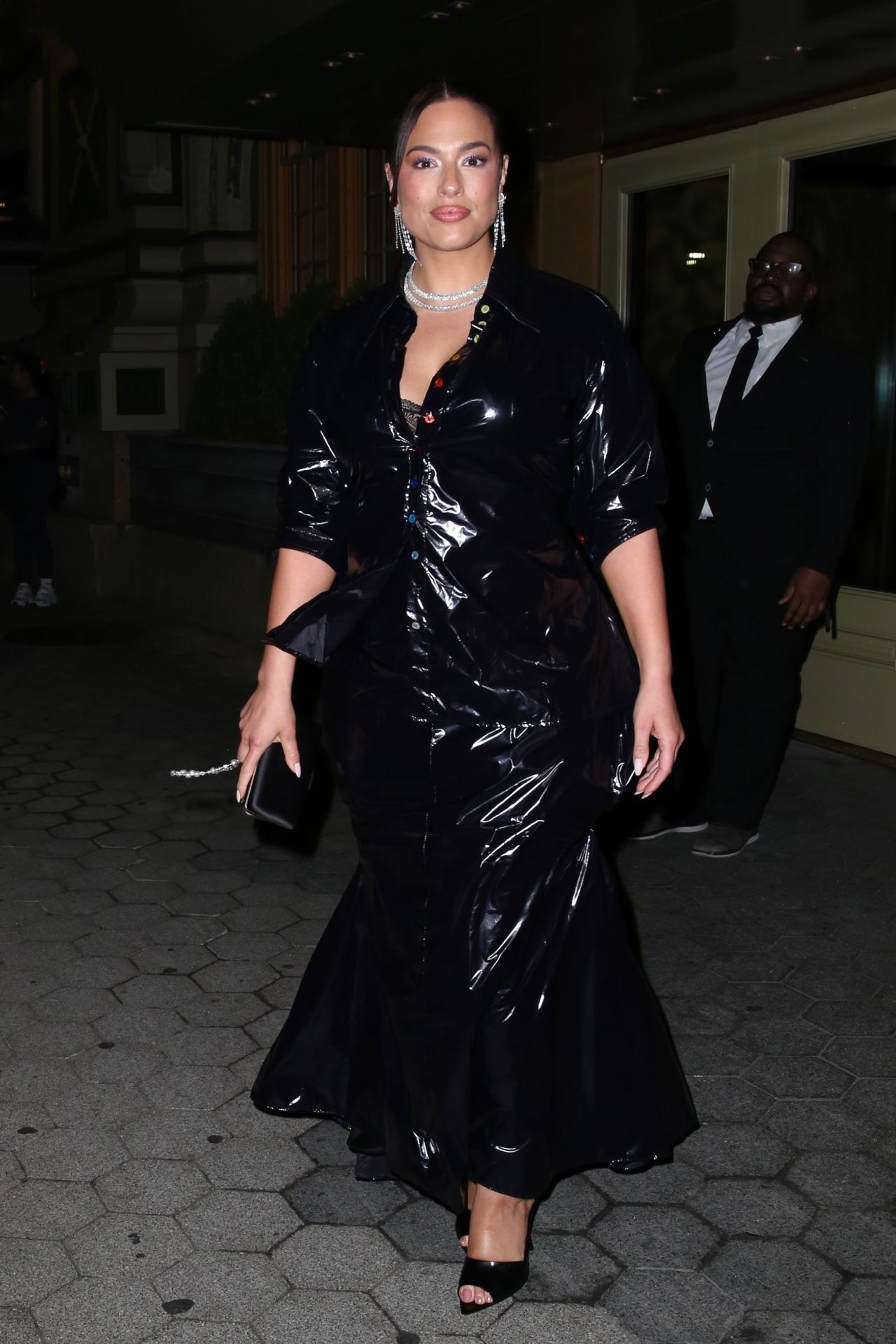 ASHLEY GRAHAM LEAVES THE KINGS TRUST EVENT IN NEW YORK